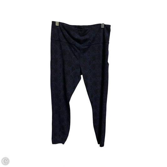Athletic Leggings By Athleta In Blue, Size: M