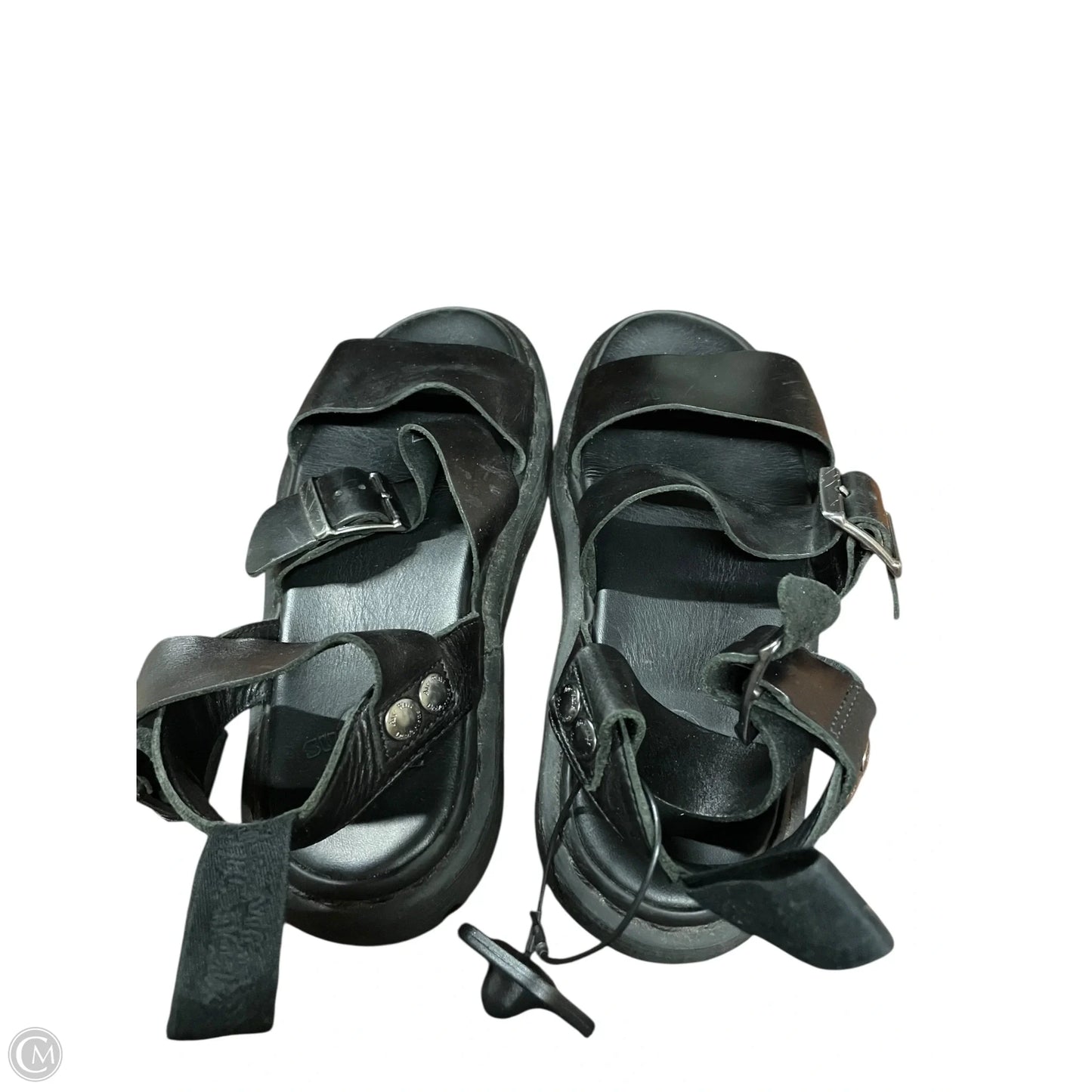 Sandals Flats By Dr Martens In Black, Size: 6
