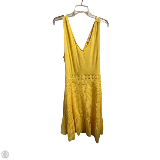 Dress Casual Maxi By New York And Co In Yellow, Size: L