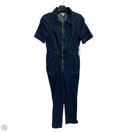 Jumpsuit By Clothes Mentor In Blue Denim, Size: 6