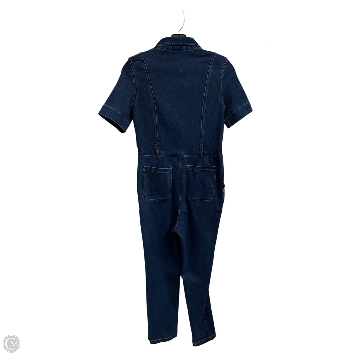Jumpsuit By Clothes Mentor In Blue Denim, Size: 6