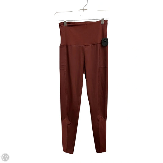 Athletic Leggings By Columbia In Red, Size: S