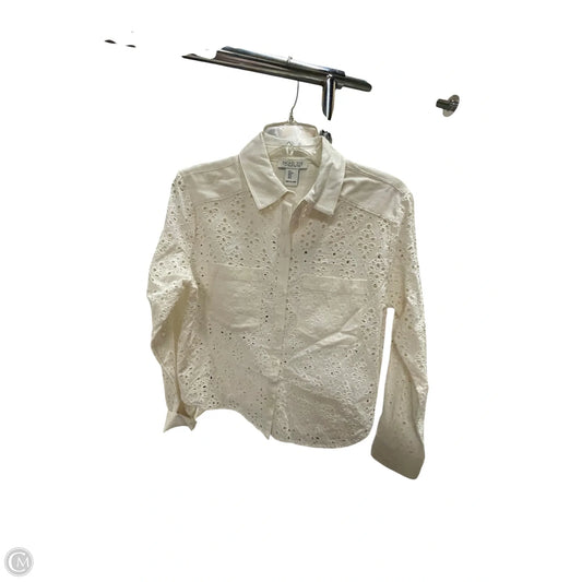 Top Long Sleeve By Rachel Zoe In Tan, Size: S