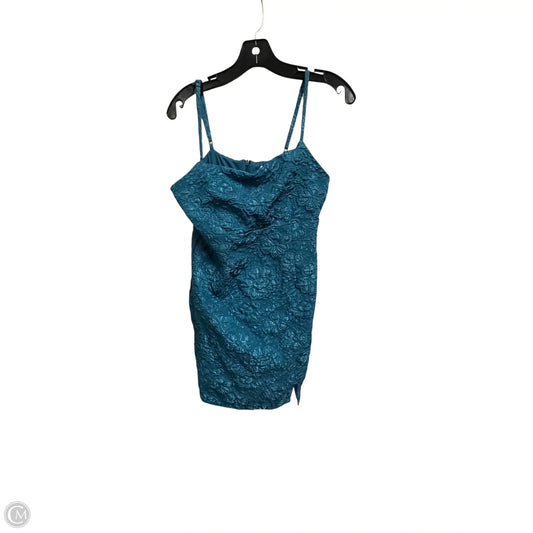 Dress Party Short By Clothes Mentor In Teal, Size: L