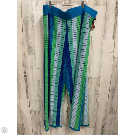 Pants Lounge By New York And Co In Blue, Size: 3x