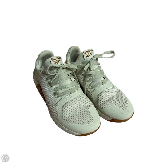 Shoes Athletic By Reebok In Cream, Size: 8.5