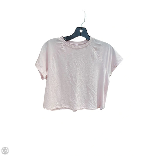 Top Short Sleeve Basic By Skims In Pink, Size: Xl