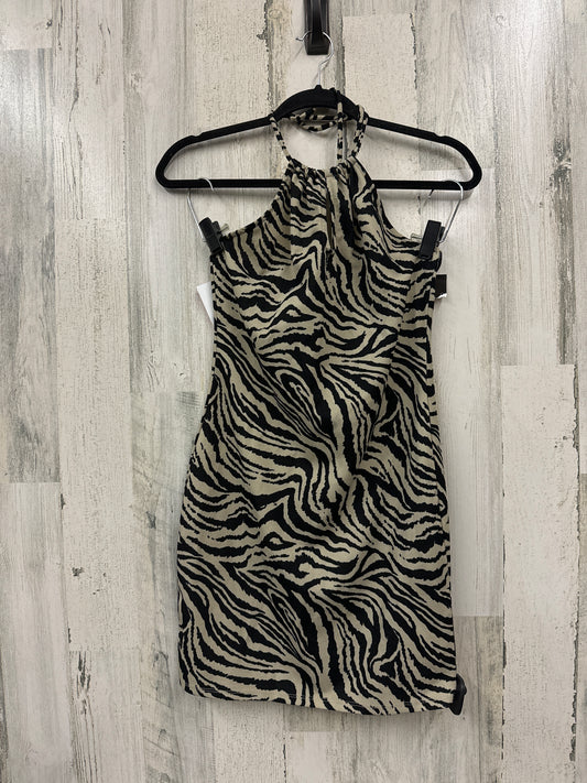 Animal Print Dress Casual Short Clothes Mentor, Size M