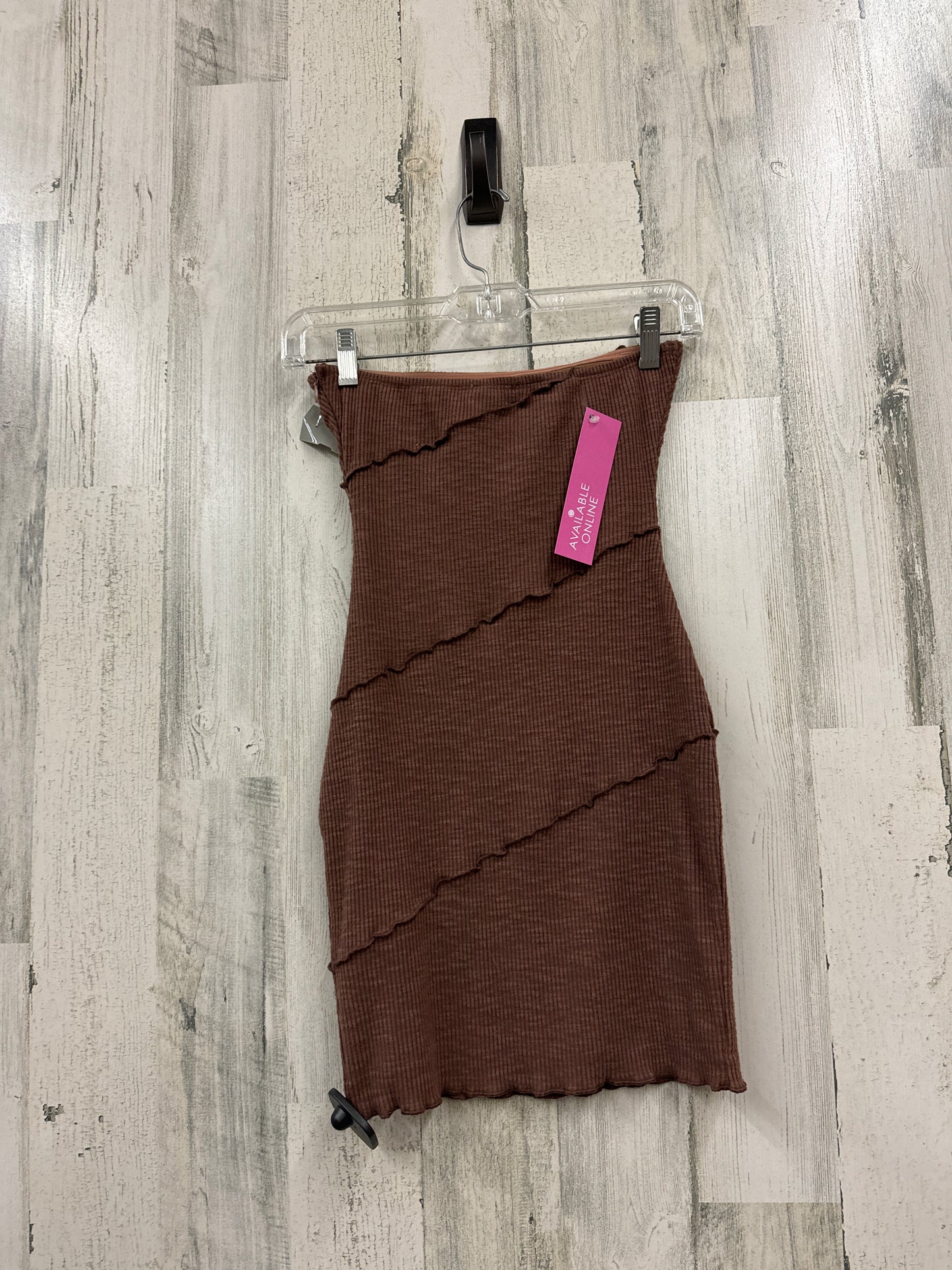 Brown Dress Casual Short Clothes Mentor, Size Xs