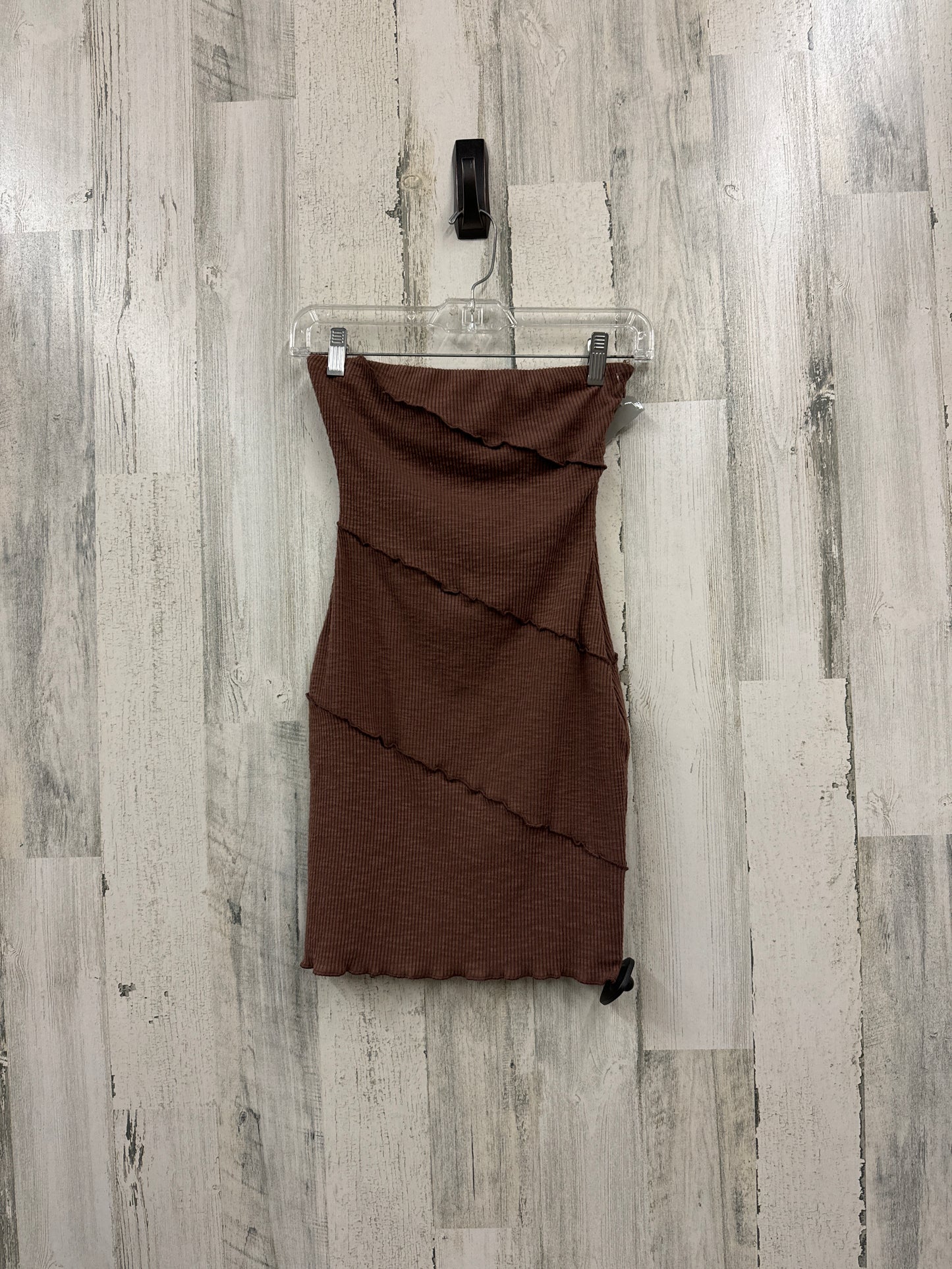 Brown Dress Casual Short Clothes Mentor, Size Xs