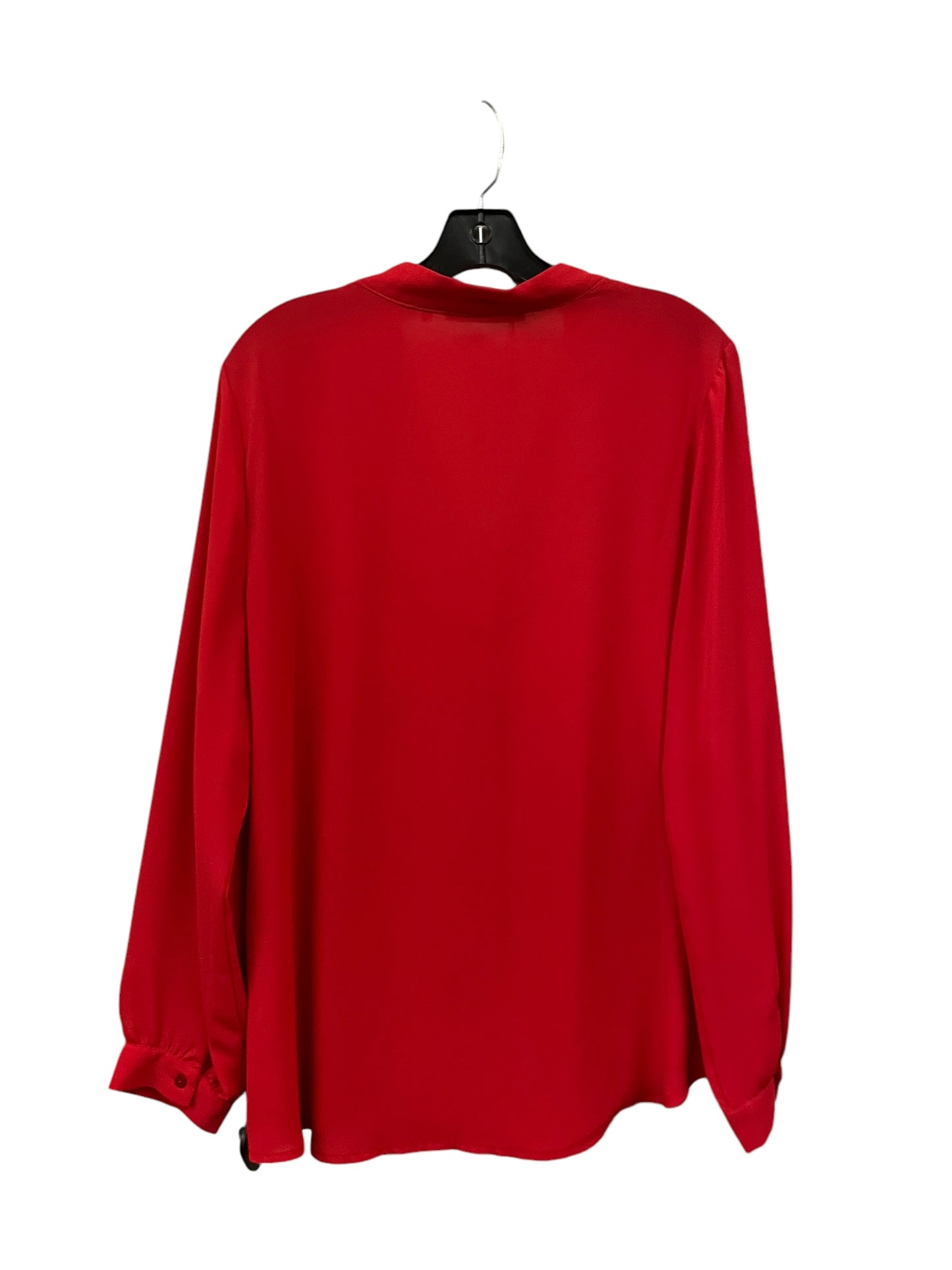 Top Long Sleeve By Violet And Claire In Red, Size: L