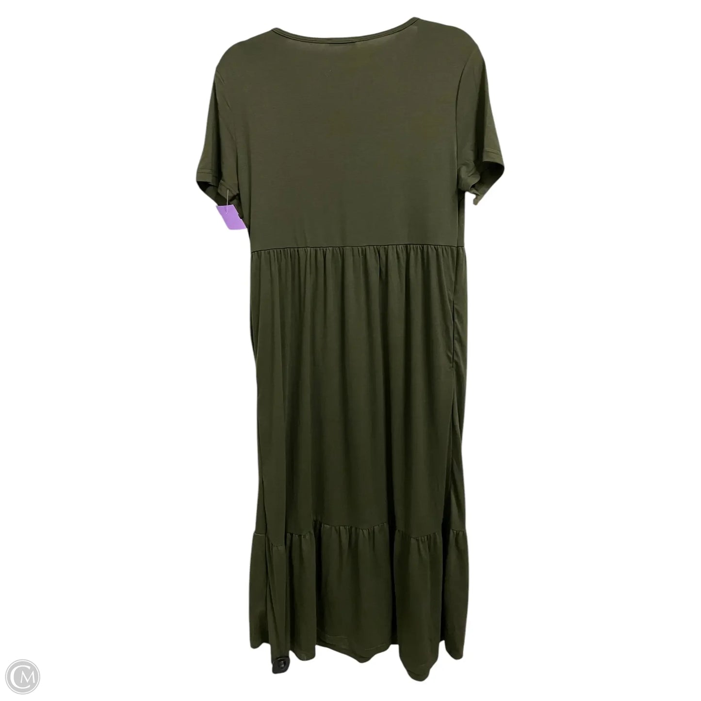 Dress Casual Midi By Clothes Mentor In Green, Size: M