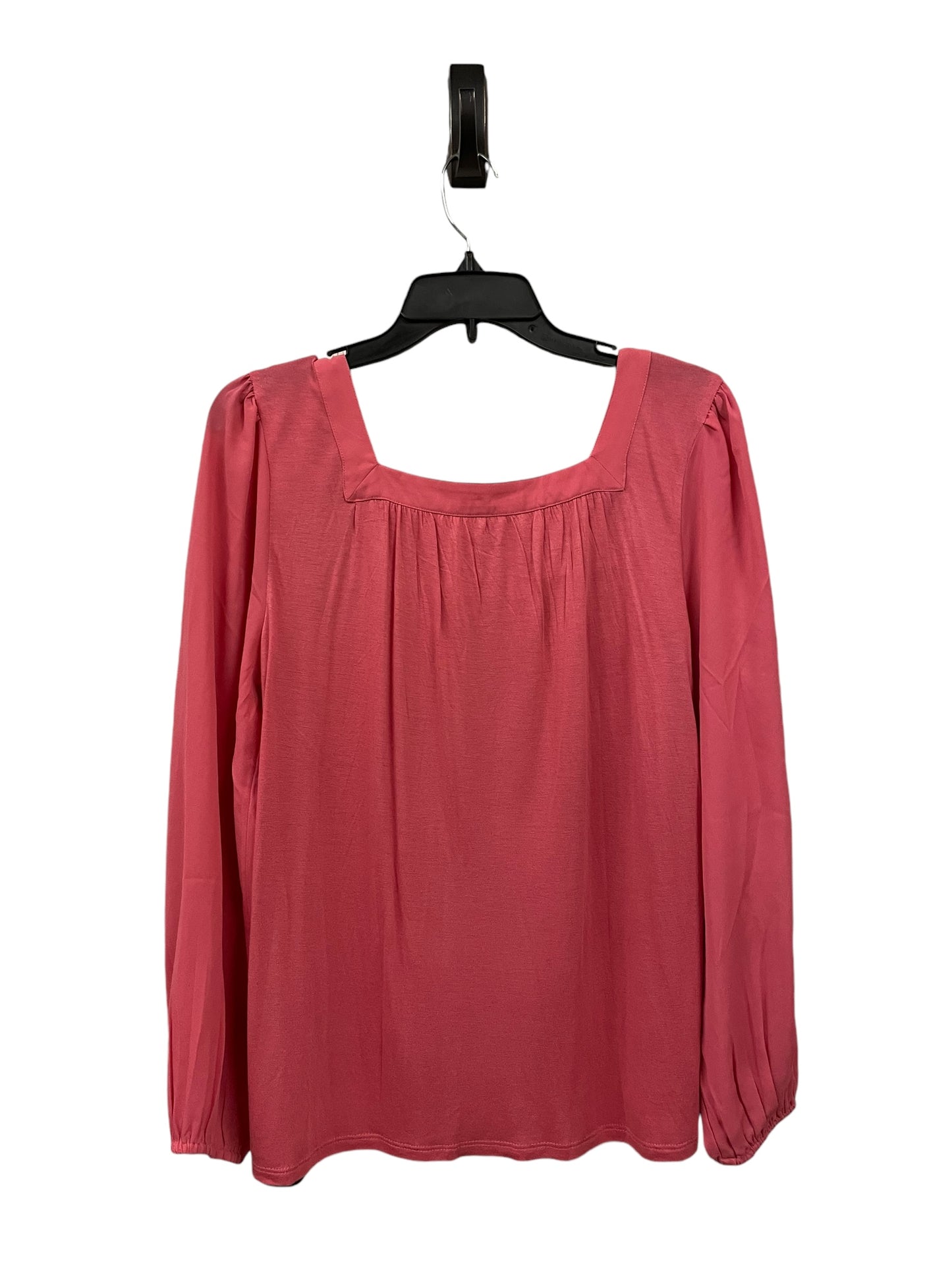 Top Long Sleeve By Loft In Pink, Size: S