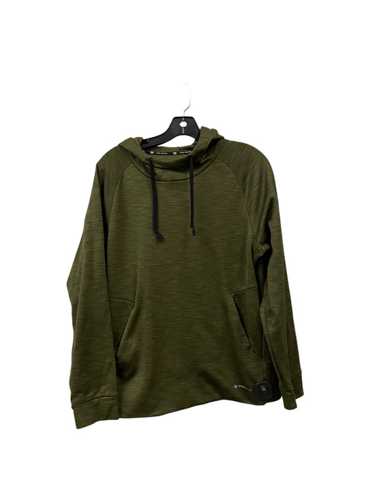 Athletic Sweatshirt Hoodie By Tek Gear In Green, Size: S