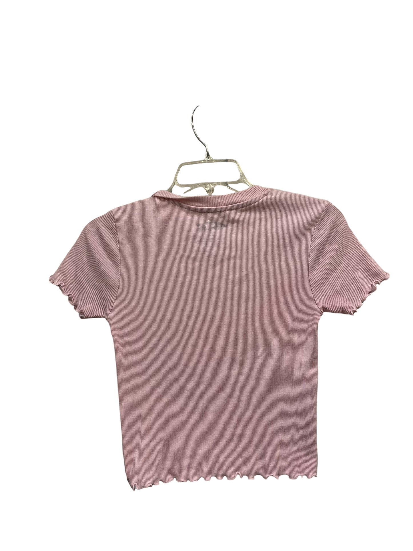 Top Short Sleeve By Clothes Mentor In Pink, Size: M