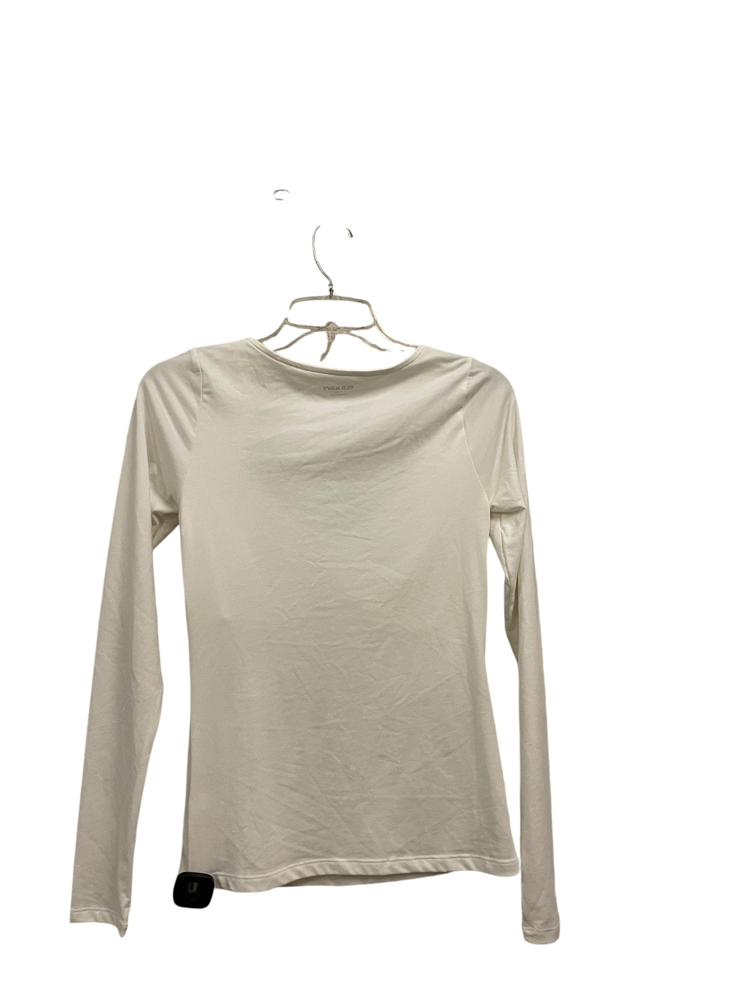 Top Long Sleeve By Old Navy In White, Size: S