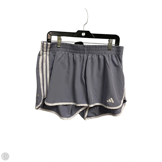 Athletic Shorts By Adidas In Blue, Size: Xl