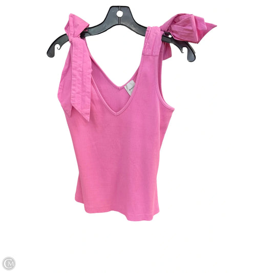 Top Sleeveless By Maeve In Pink, Size: S