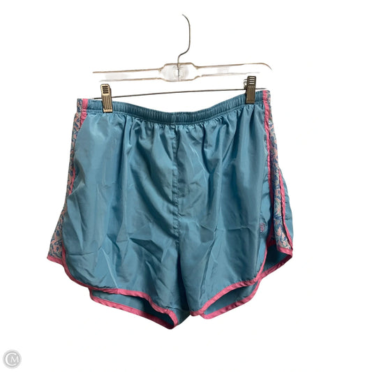 Athletic Shorts By Lauren James In Blue, Size: Xl