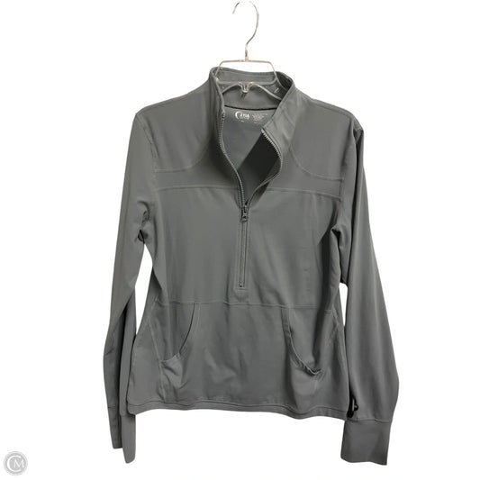 Athletic Jacket By Zyia In Grey, Size: Xxl