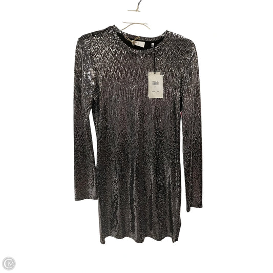 Dress Party Midi By 7 For All Mankind In Silver, Size: M