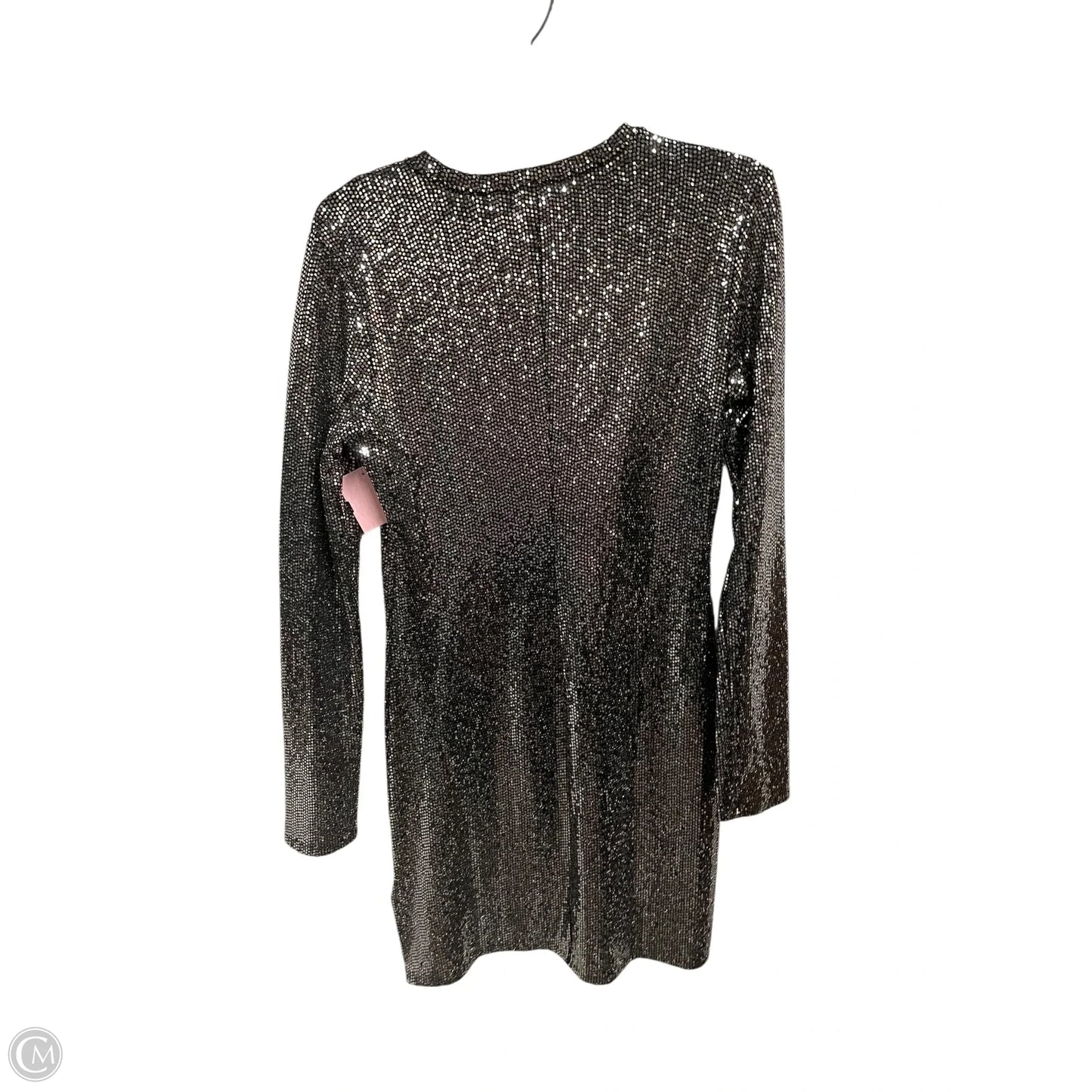 Dress Party Midi By 7 For All Mankind In Silver, Size: M