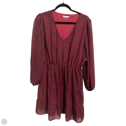 Dress Casual Midi By Maurices In Red, Size: M