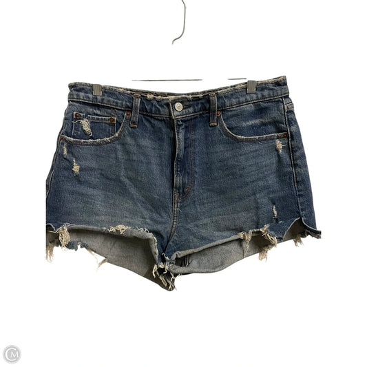 Shorts By Abercrombie And Fitch In Blue Denim, Size: 12