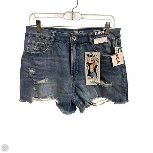 Shorts By Clothes Mentor In Blue Denim, Size: 12
