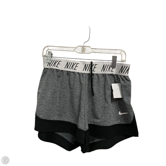 Athletic Shorts By Nike In Grey, Size: M