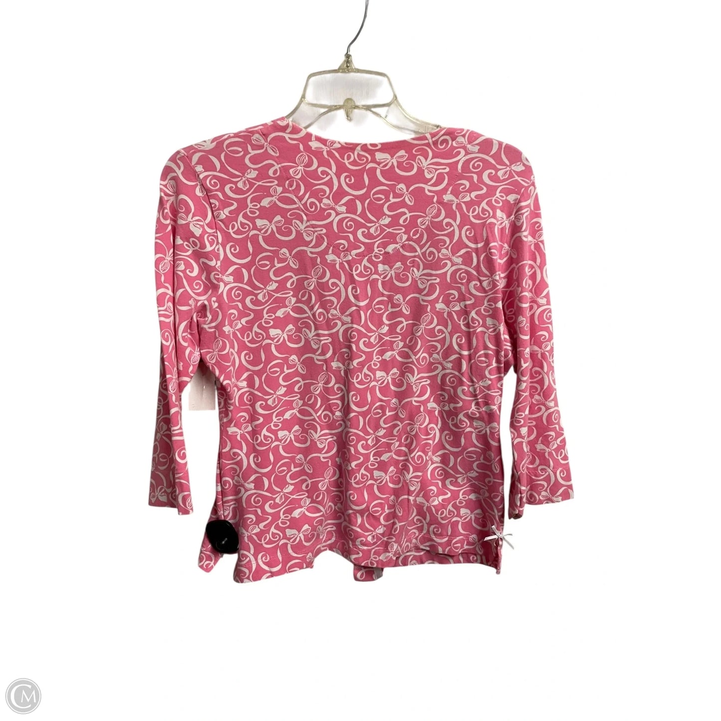 Top Long Sleeve Designer By Lilly Pulitzer In Pink, Size: S