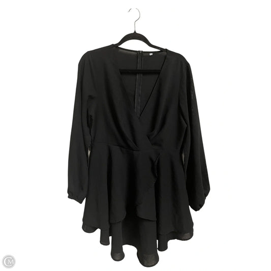 Dress Casual Midi By Clothes Mentor In Black, Size: L