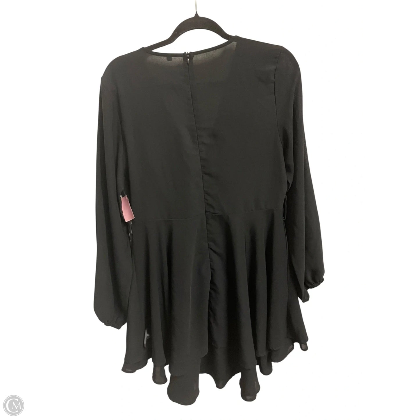 Dress Casual Midi By Clothes Mentor In Black, Size: L