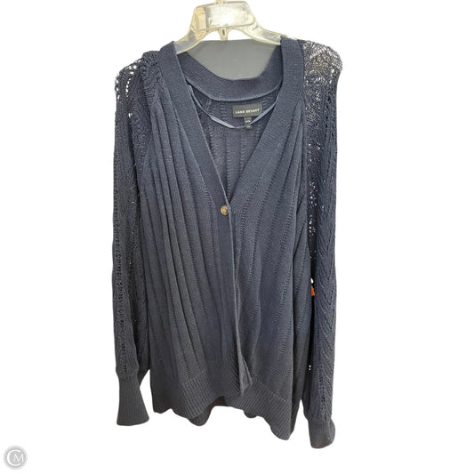 Sweater By Lane Bryant In Blue, Size: 22