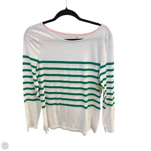 Top Long Sleeve By Boden In White, Size: S