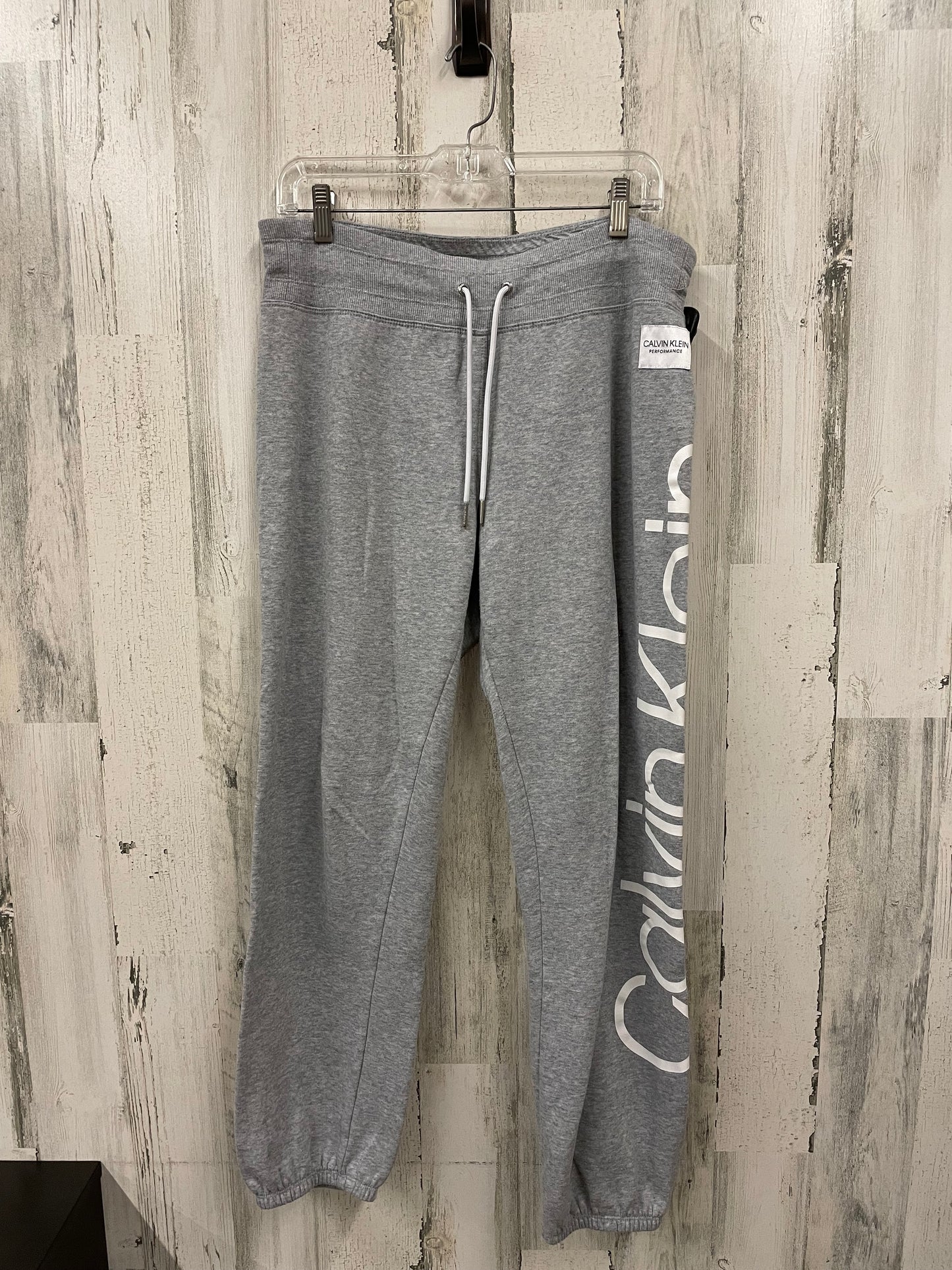 Pants Joggers By Calvin Klein In Grey, Size: L