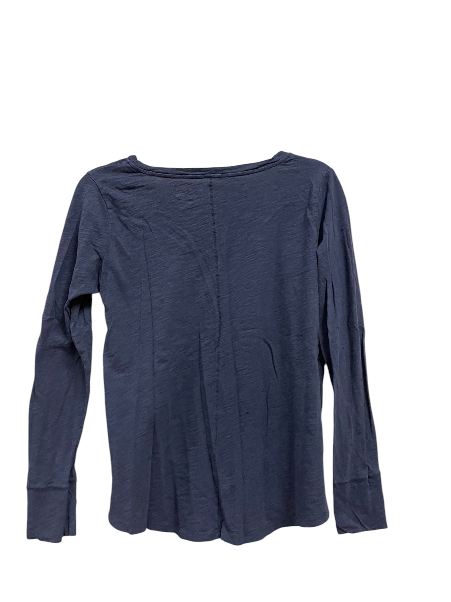 Top Long Sleeve By Loft In Blue, Size: M