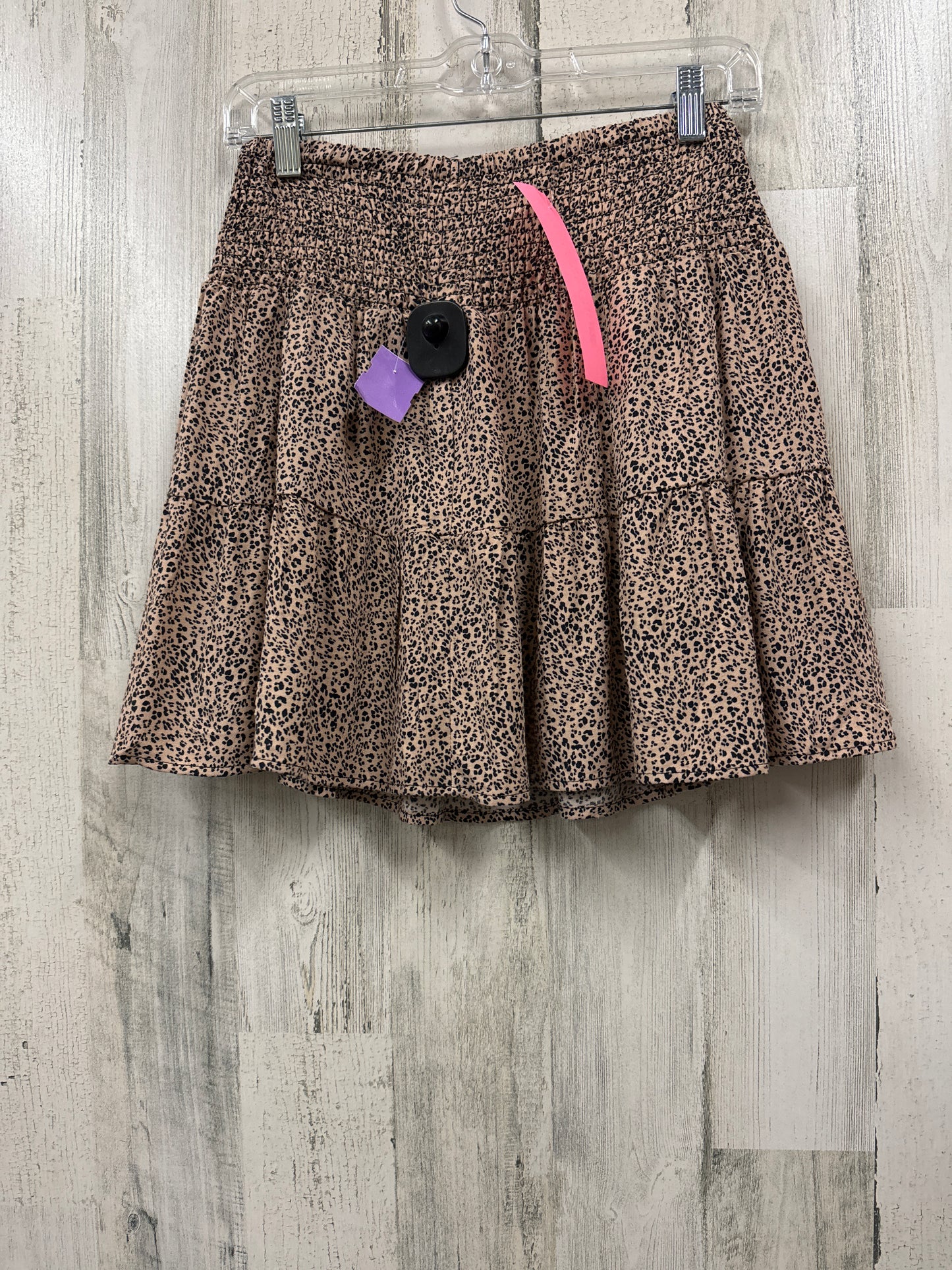 Animal Print Skirt Mini & Short Clothes Mentor, Size S