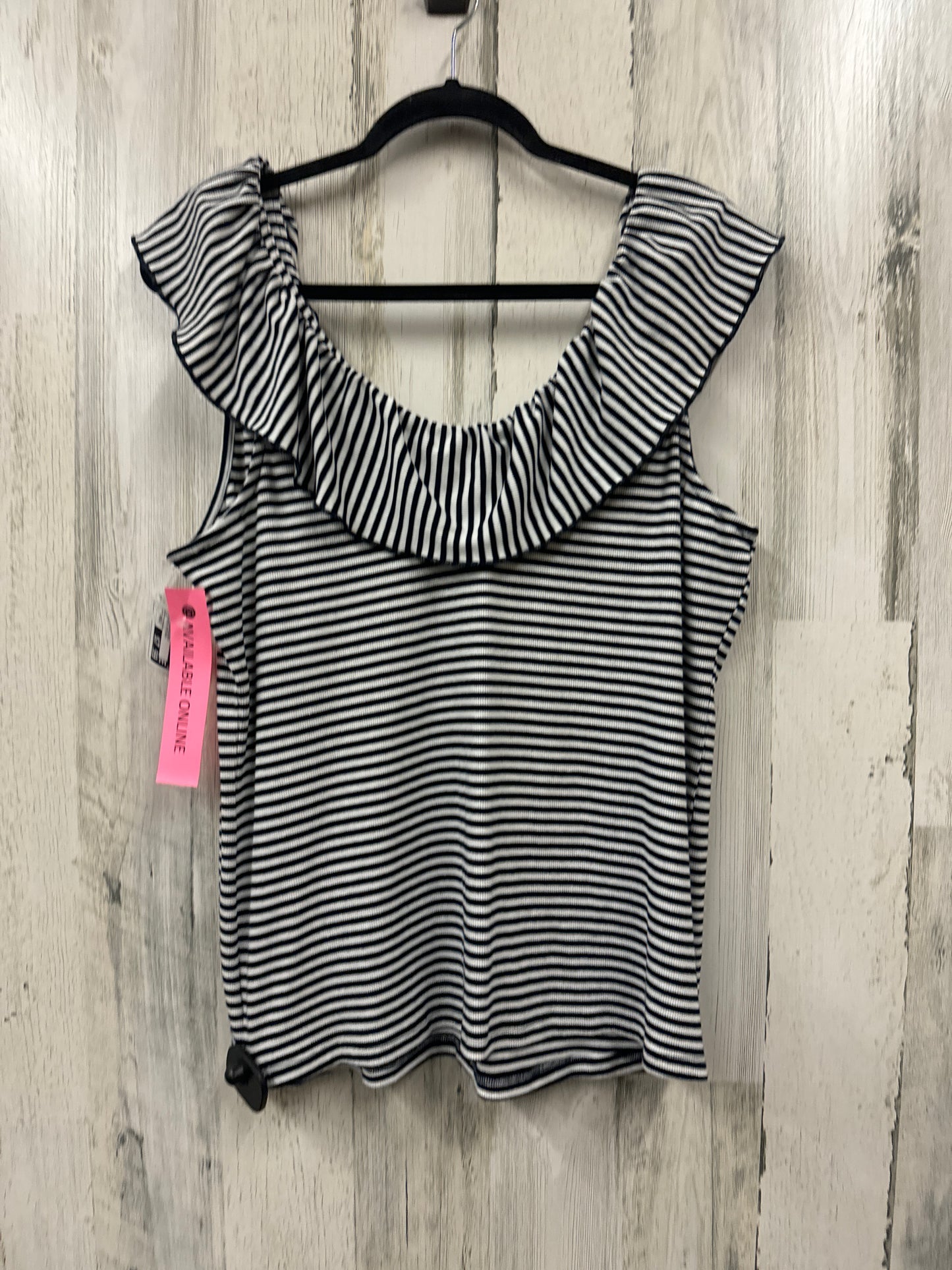 Striped Pattern Top Sleeveless A New Day, Size Xxl