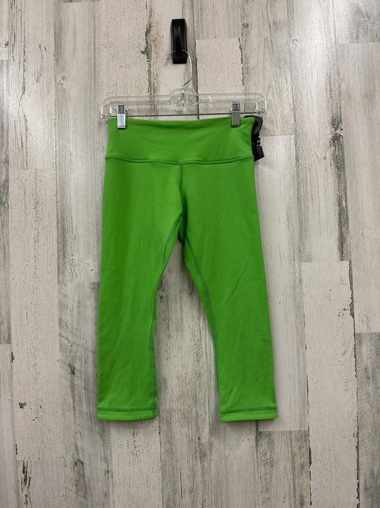 Green Athletic Capris Lululemon, Size 4