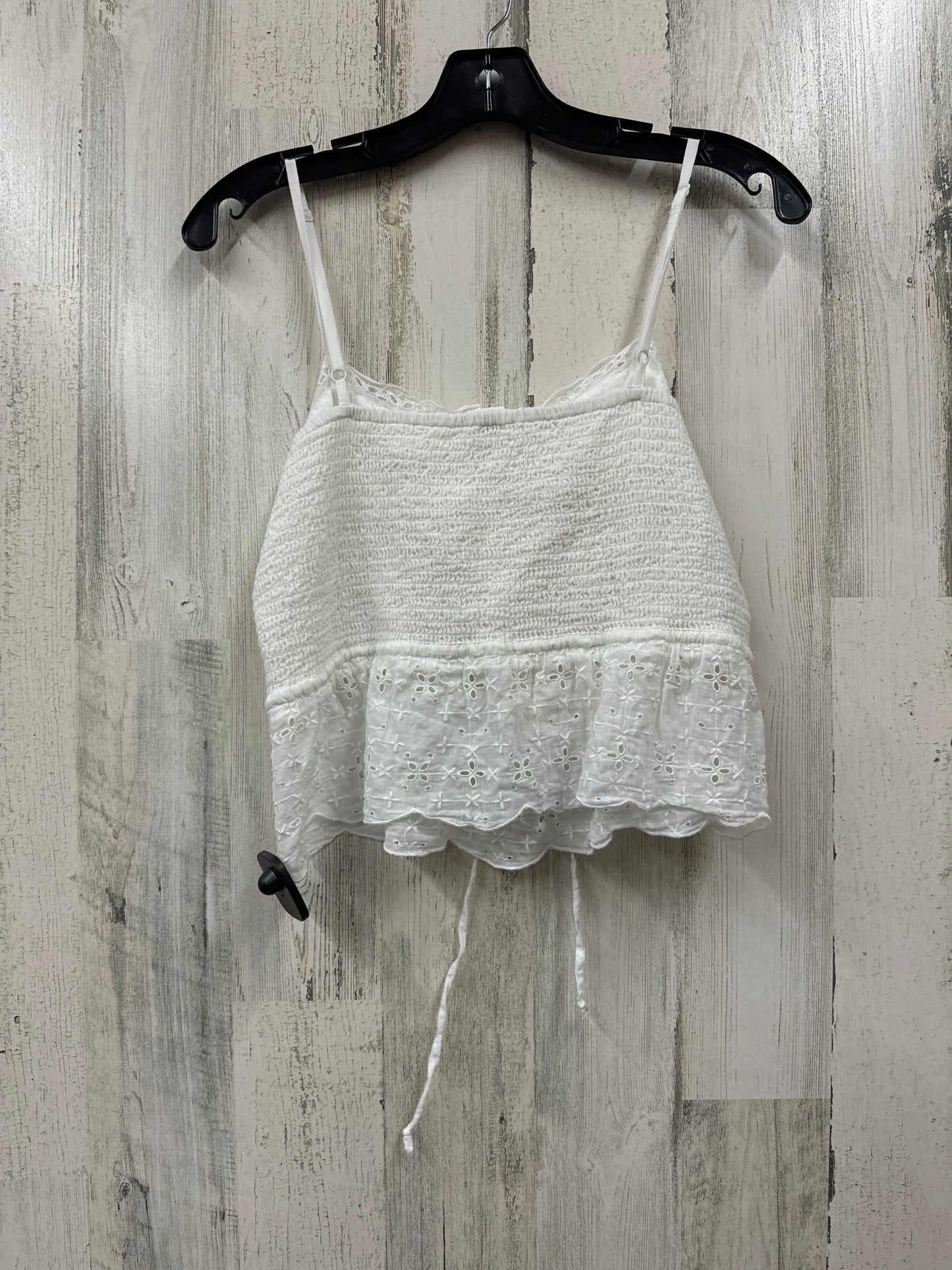 White Top Sleeveless Aerie, Size M