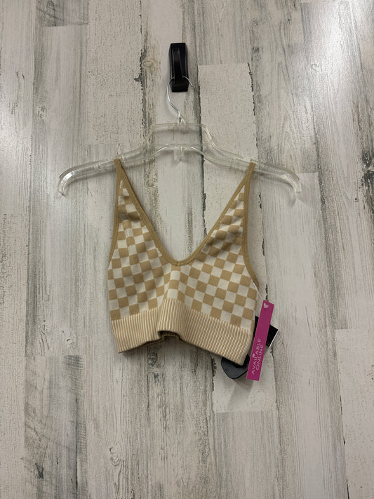 Tan Athletic Bra Garage, Size S