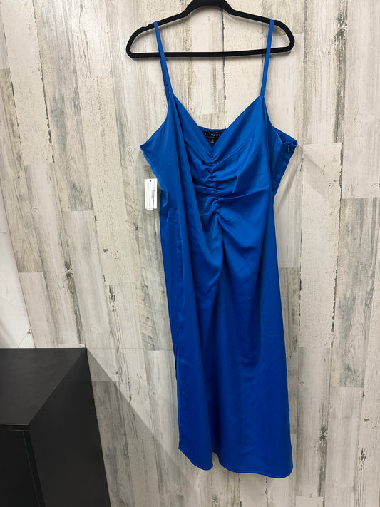 Blue Dress Casual Maxi Eloquii, Size 2x