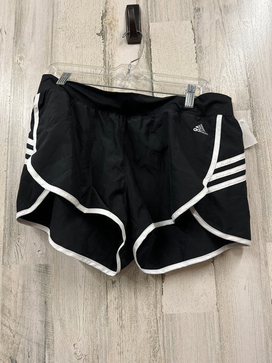 Black Athletic Shorts Adidas, Size L