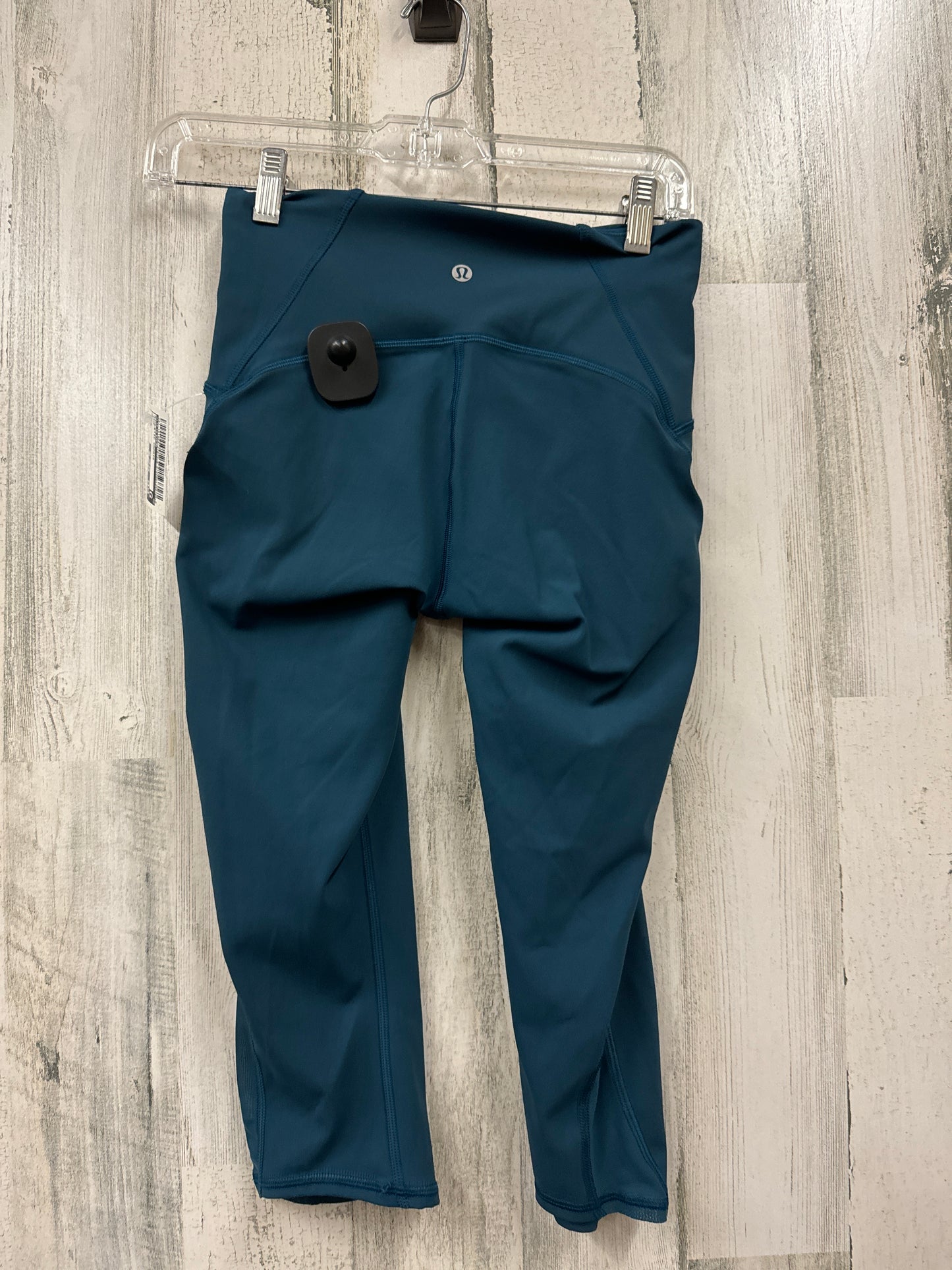 Teal Athletic Capris Lululemon, Size 4