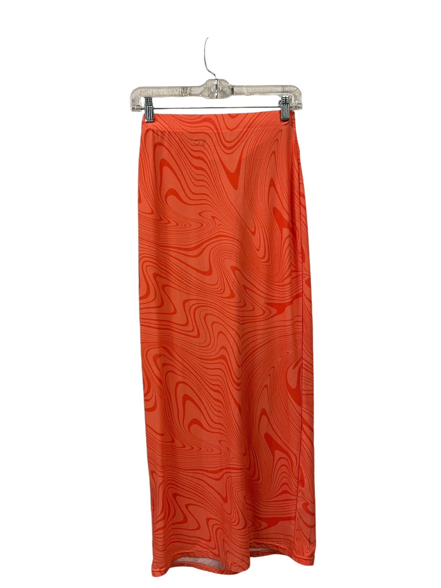 Skirt Maxi By So In Orange, Size: S