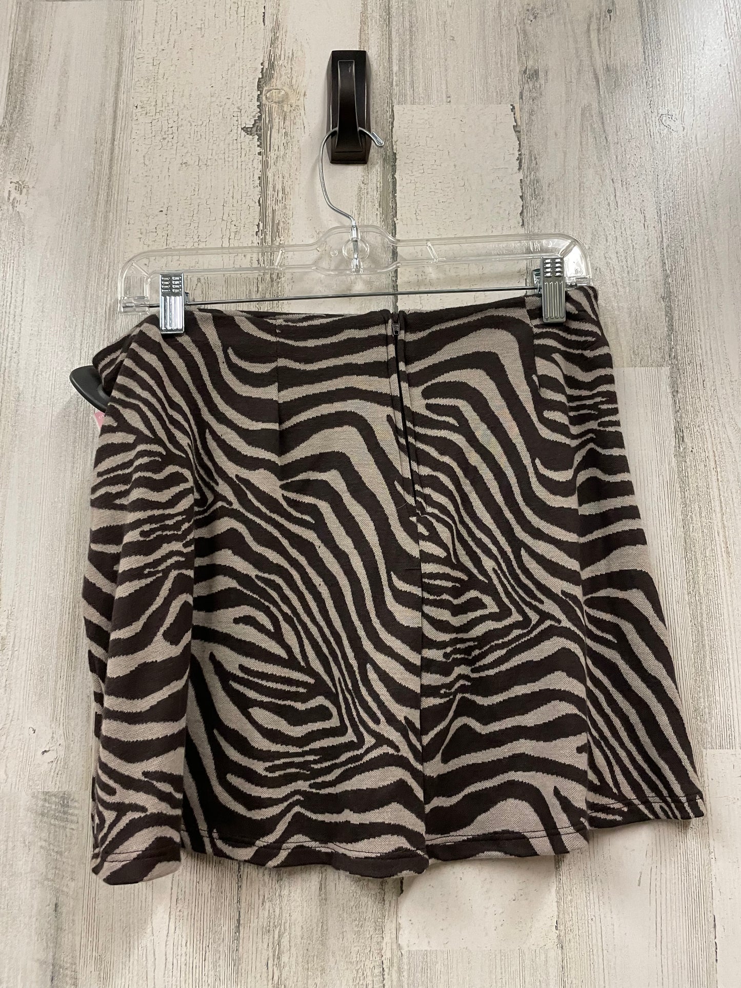 Zebra Print Skirt Mini & Short Altard State, Size M