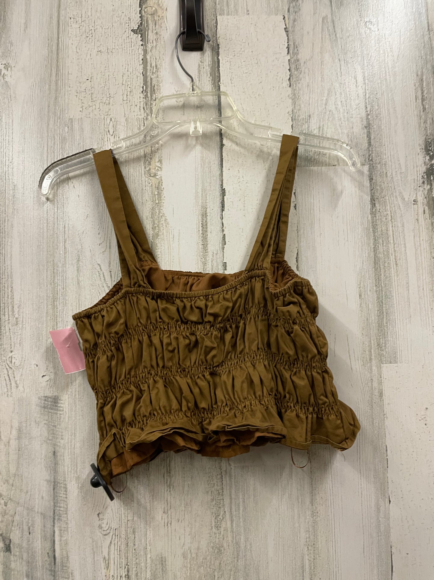 Brown Top Sleeveless Endless Rose, Size S