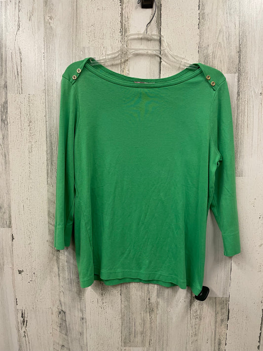 Top Long Sleeve By Lilly Pulitzer In Green, Size: Xl