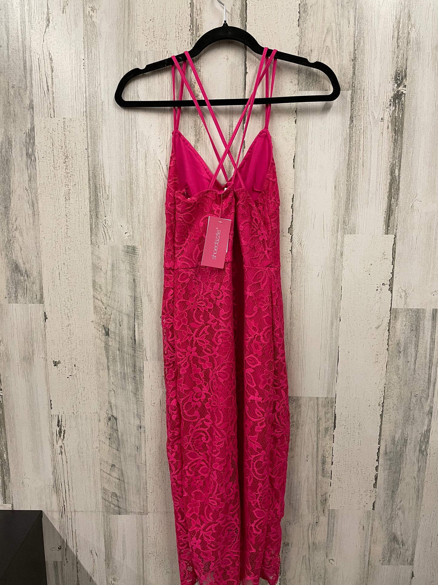 Dress Casual Midi By Shoedazzle In Pink, Size: Xs